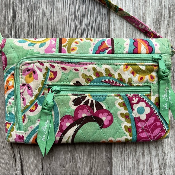 Vera Bradley Crossbody Strap Wallet in Tutti Frutti - Picture 9 of 12